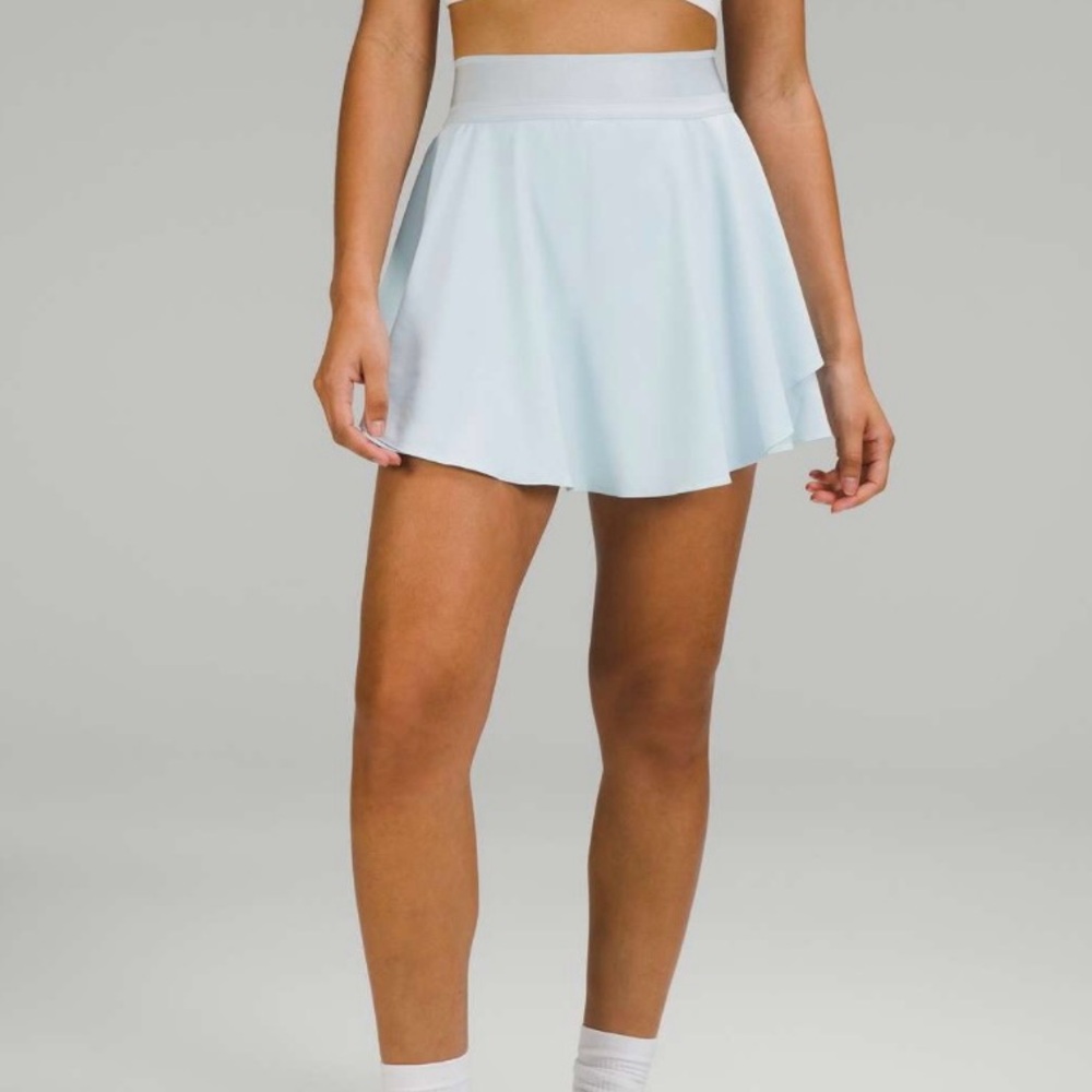 🩵🦋 Lululemon Court Rival high rise skort *Long, sz. 12 🦋🩵 - Picture 10 of 10